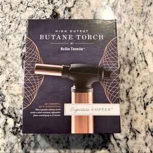 NWT Bella Tavola Copper Refillable Butane Torch